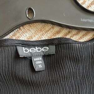 Bebe Elegant Black Blouse